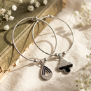 Urthn Silver Plated Elegant Austrian Stone Openable Bracelet For Women & Girls