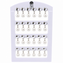Urthn Silver Plated Trendy Heart Shape And Pearl Set Of 12 Studs Earrings Combo for Party Wear