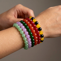 Urthn Multicolor Beaded Bracelet Combo for Women | Fashion Jewelry Set   (Set of 6)