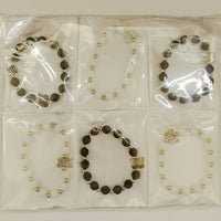 Urthn Butterfly Charms Matte Beads Pack of 12 Bracelet Combo 