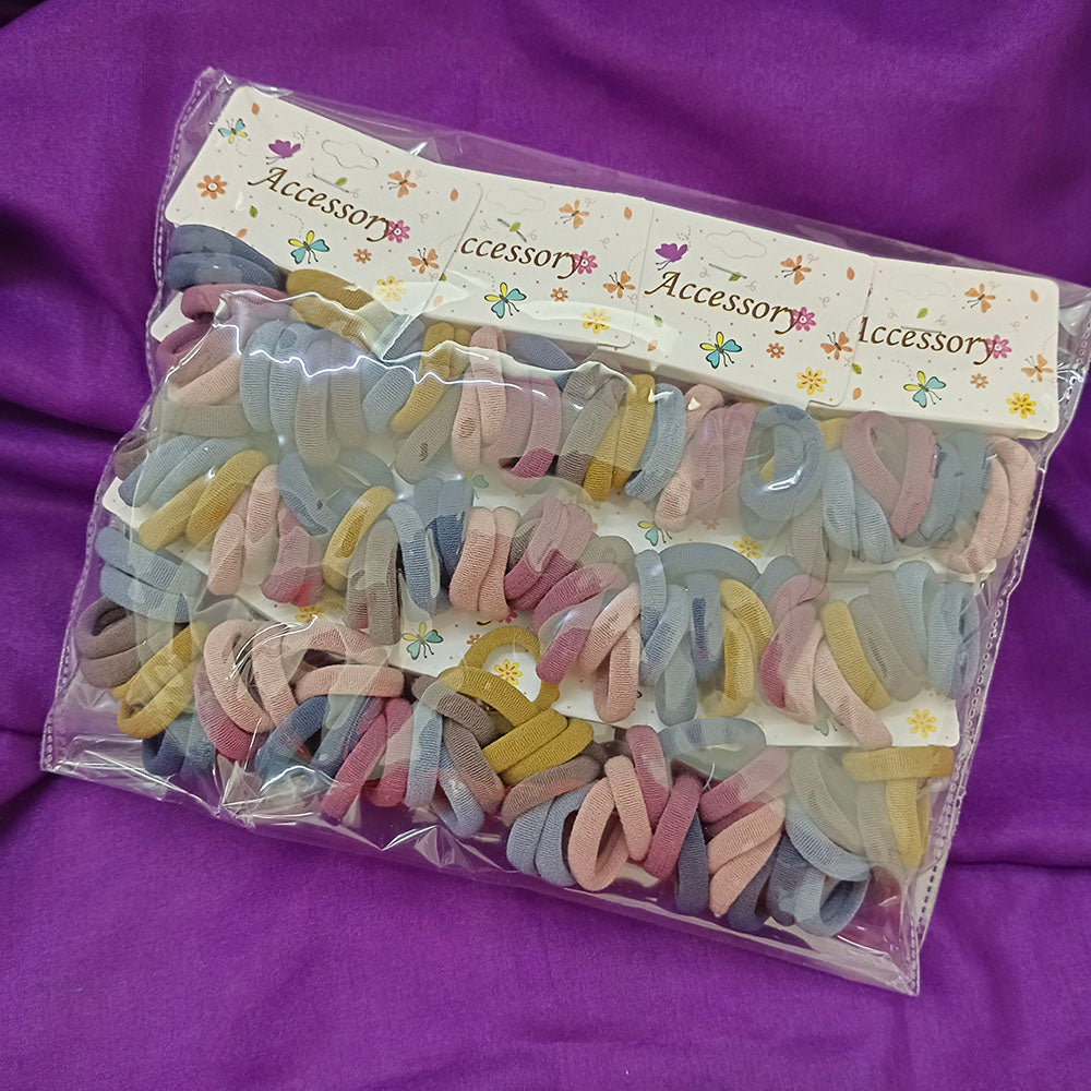 Urthn Set of 12 Soft Multicolor Small Hair Rubber Bands for Women & Girls-1006320