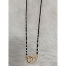 Tarangavi Austrian Stone And Black Beads Designer Mangalsutra