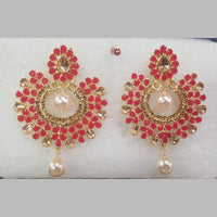 Shreeji Gold Plated Dangler Earrings