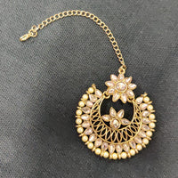 Shreeji Gold Plated Crystal Stone Mangtikka