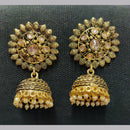 Shreeji Gold Plated Crystal Stone Earrings