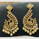 Shreeji Gold Plated Dangler Earrings