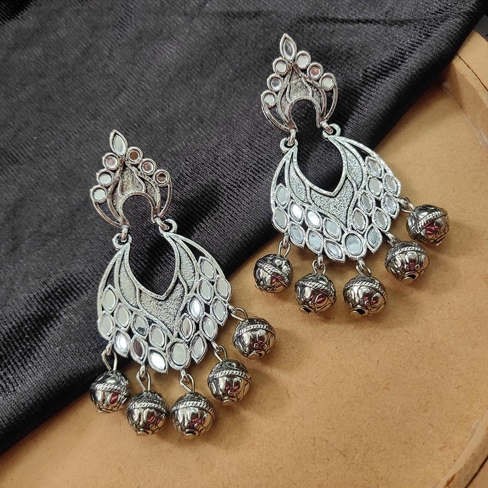 Darshana Jewels Oxidised  Plated Dangler Earrings