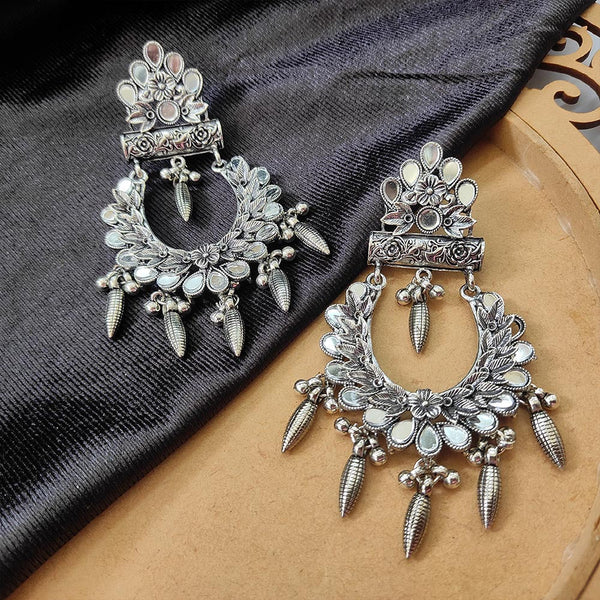 Darshana Jewels Oxidised  Plated Dangler Earrings