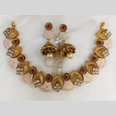 Darshana Jewels Rose Gold Plated AD  Necklace Set