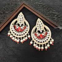 Darshana Jewels Gold Plated Kundan Stone Dangler Earrings