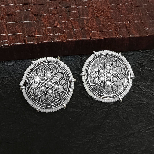 Darshana Jewels Oxidised Plated Stud Earrings