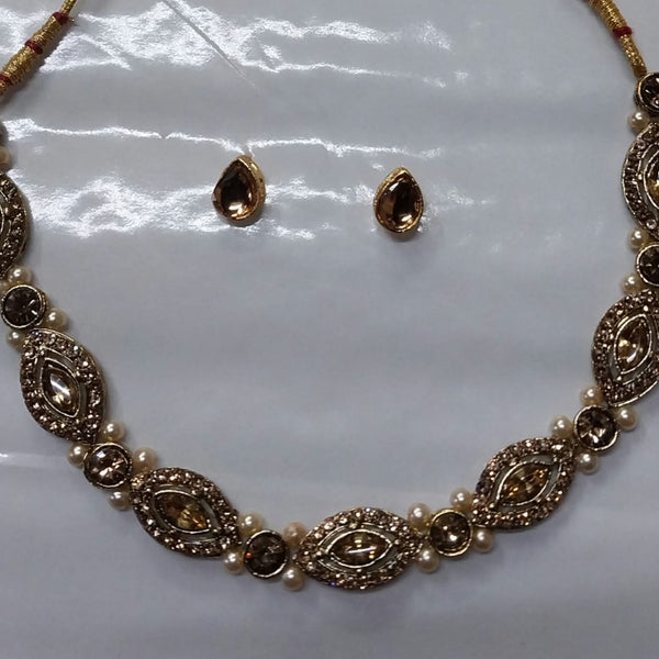 Kumavat Jewels Austrain Stone Necklace Set