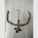Kumavat Jewels Bridal Austrian Stone And Pearl Traditional Damini Headpiece
