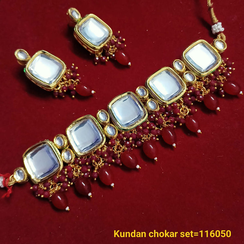 Padmawati Bangles Gold Plated Choker Necklace Set