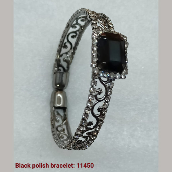 Padmawati Bangles Oxidised Plated Adjustable Bracelet
