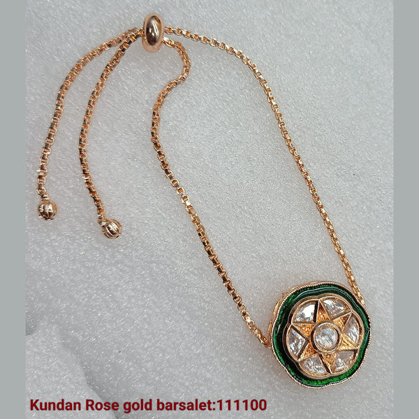 Padmawati Bangles Rose Gold Plated Adjustable Bracelet