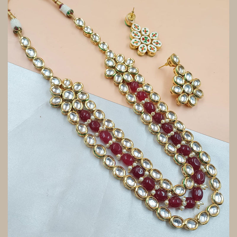 Padmawati Bangles Gold Plated Kudan Necklace Set