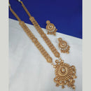 Padmawati Bangles Gold Plated Pota Stone Long Necklace Set