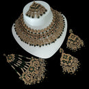 Padmawati Bangles Gold Plated Austrian Stone Choker Necklace Set