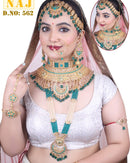 Neetu Art Gold Plated Bridal Set