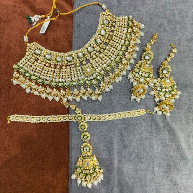 Neetu Art Gold Plated Kundan Necklace Set