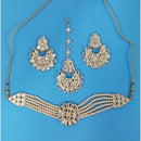 Neetu Art Gold Plated Kundan Choker Necklace Set