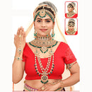 Neetu Art Glamorous Crystal Stone Beads Bridal Jewellery Set