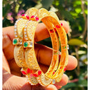 Neetu Art Traditional Pota Stone And Meenakari Designer Bangles Set