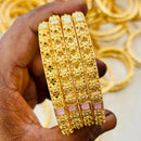 Neetu Art Elegant Pota Stone Designer Bangles Set