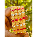 Neetu Art Elegant Pota Stone Designer Bangles Set