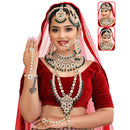 Neetu Art Premium Kundan Stone And Beads Wedding Bridal Set
