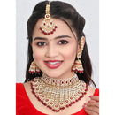 Neetu Art Designer Kundan Stone And Beads Necklace Set