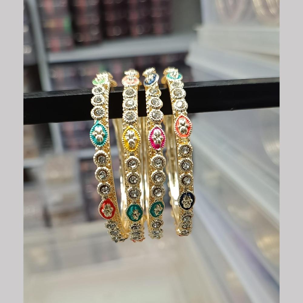 Pratima Jewellery Mart Mix Size Bangles Set (Small Size)