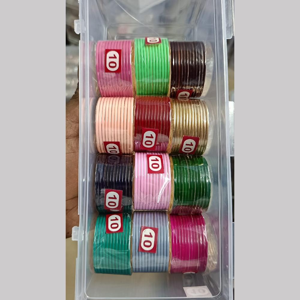 Pratima Jewellery Mart Mix Size Bangles Set (Small Size)