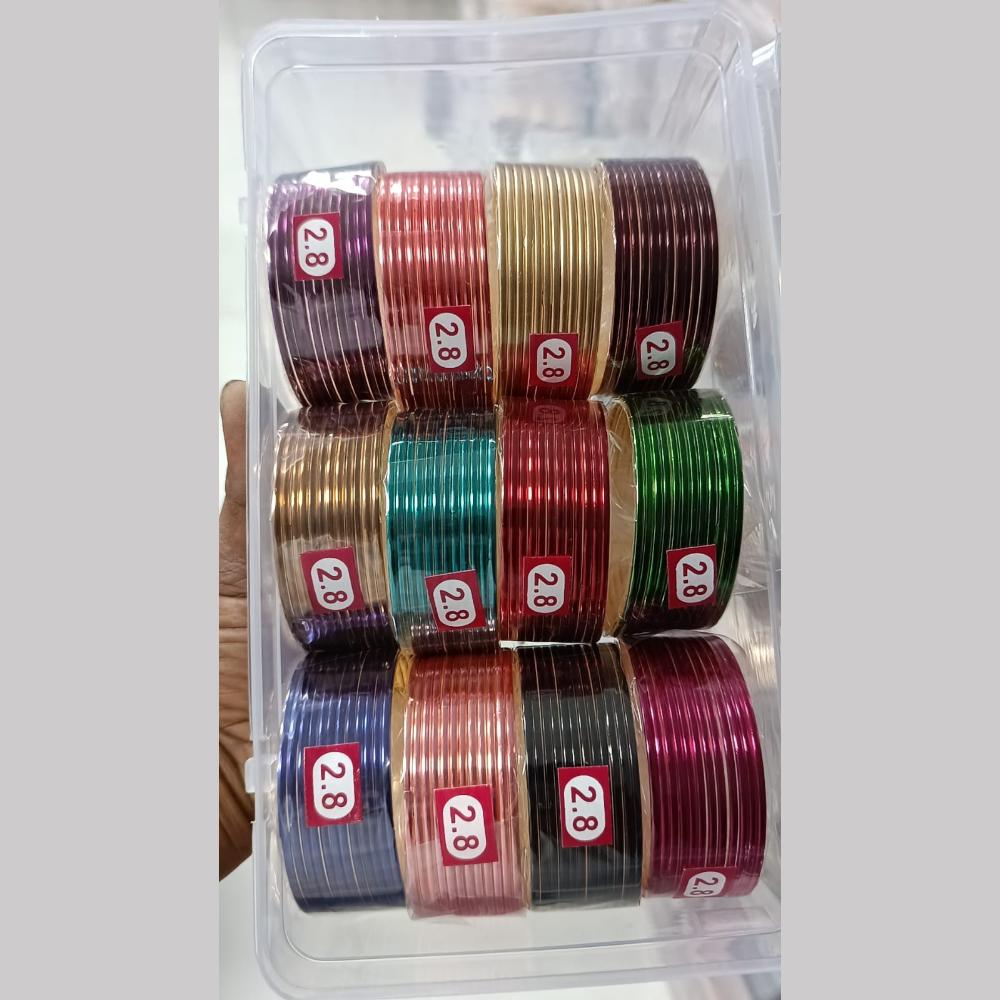 Pratima Jewellery Mart Mix Size And Mix Color Bangles Set