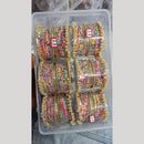 Pratima Jewellery Mart Statement Metal And Pearl Bangles Set for Women