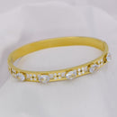 Mahavir Stylish Austrian Stone Openable Bracelet for Daily & Party Wear (Pack of 6) 