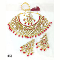 Manisha Jewellery Gold Plated Crystal Stone Necklace Set