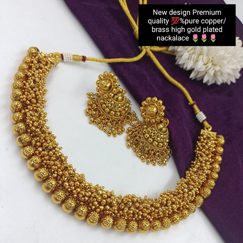 Manisha Jewellery Gold Plated Necklace Set