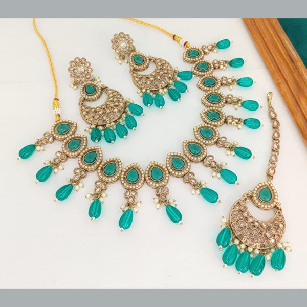 Manisha Jewellery Gold Plated Necklace Set