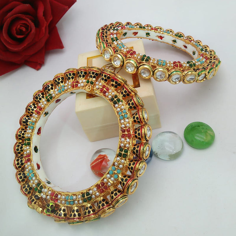 Manisha Jewellery Gold Plated Bangles Set