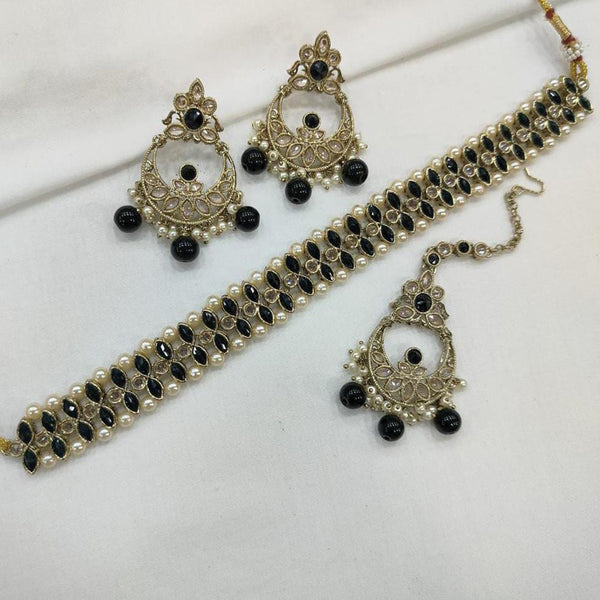 Manisha Jewellery Gold Plated Choker Necklace Set