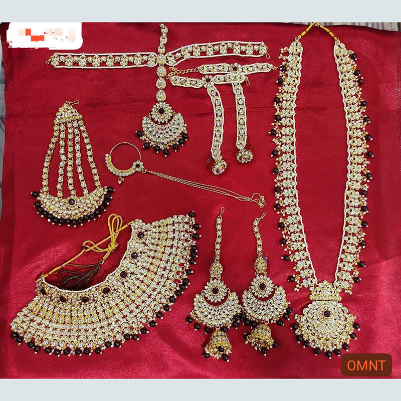 Manisha Jewellery Gold Plated Bridal Set