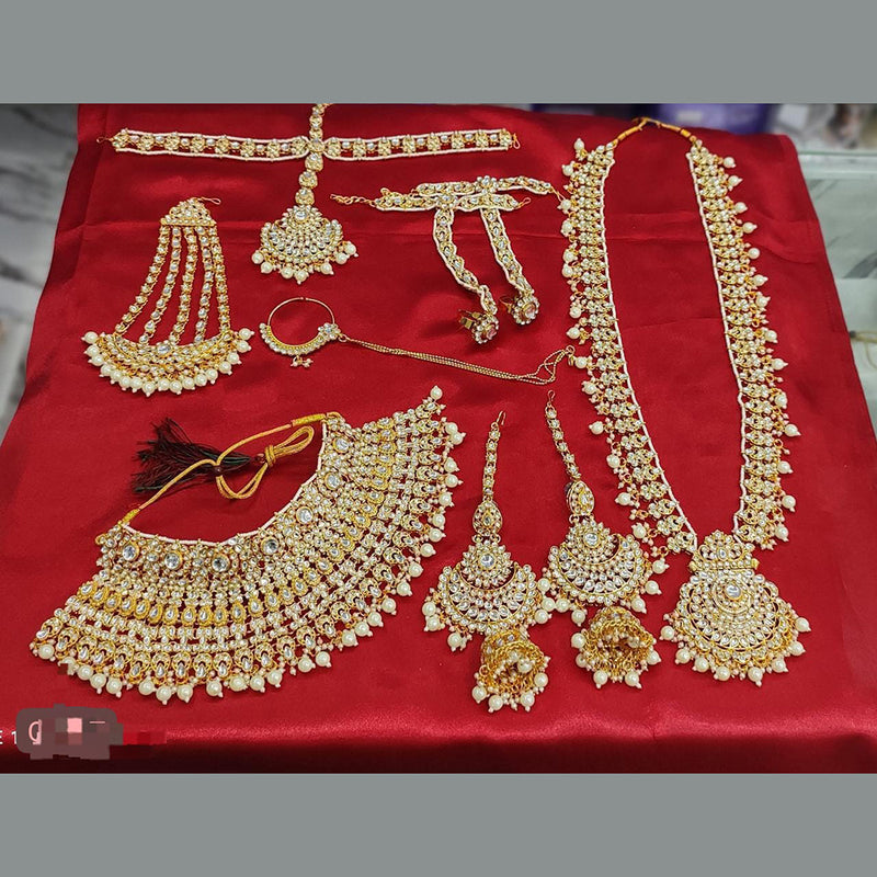 Manisha Jewellery Gold Plated Bridal Set