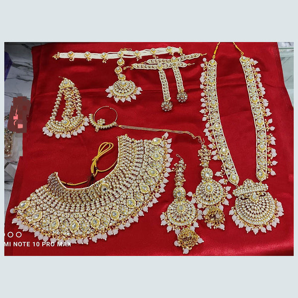 Manisha Jewellery Gold Plated Bridal Set