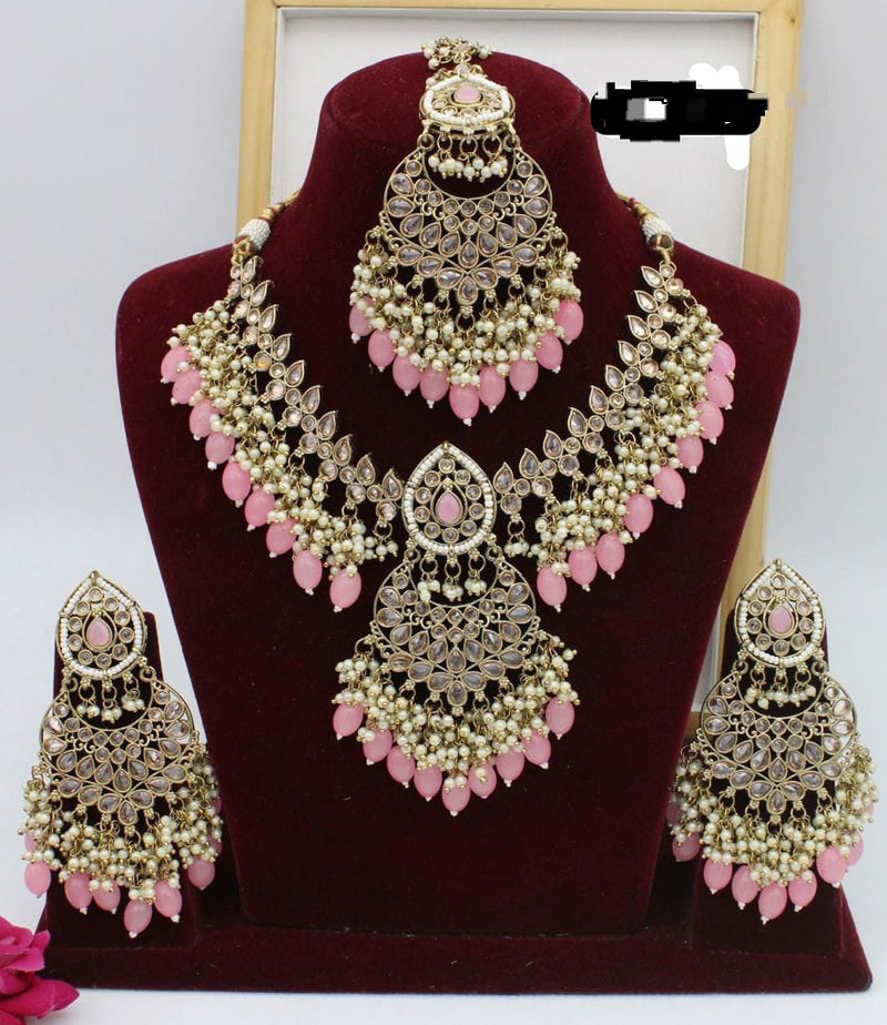 Manisha Jewellery Gold Plated Necklace Set