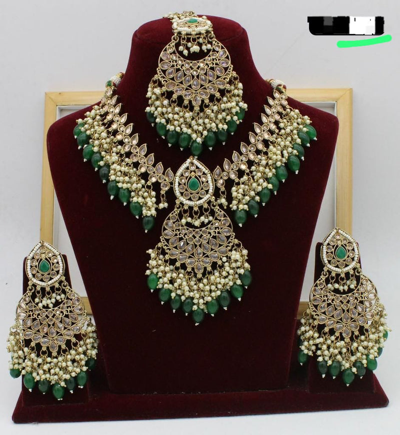 Manisha Jewellery Gold Plated Necklace Set