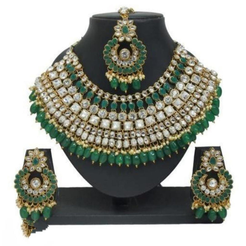 Manisha Jewellery Gold Plated Necklace Set