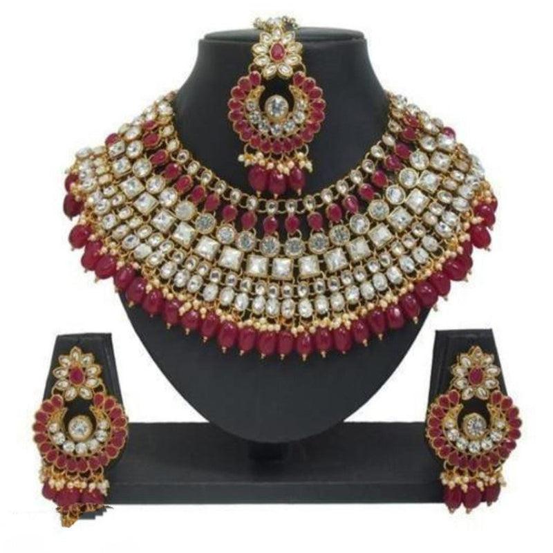 Manisha Jewellery Gold Plated Necklace Set