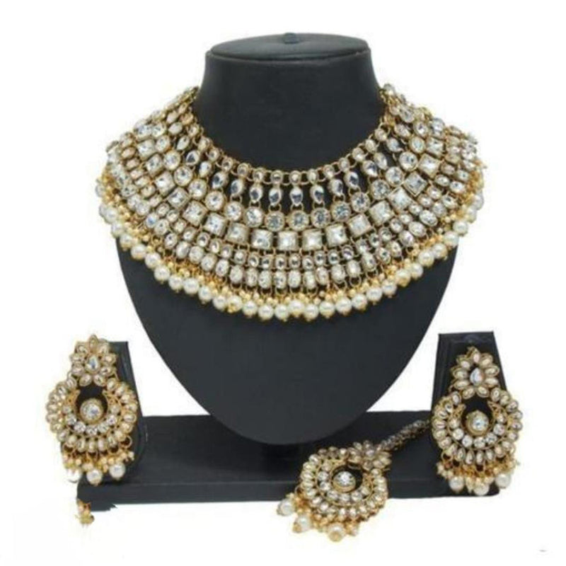 Manisha Jewellery Gold Plated Necklace Set